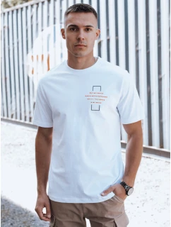 FashionStreet pánske biele tričko RX5529