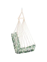 BRAZÍLSKA ZÁVESNÁ SEDAČKA HAMAK 100x50 cm NATURE S VNÚTORNÝM POLŠTÁROM JUNGLE LIGHT BRAZÍLSKA ZÁVESNÁ SEDAČKA HAMAK 100x50 cm NATURE S VNÚTORNÝM POLŠTÁROM JUNGLE LIGHT