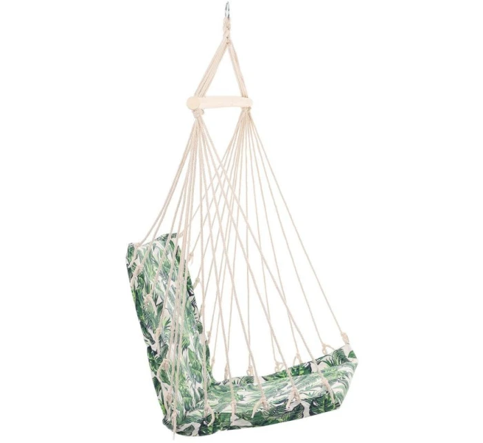 BRAZÍLSKA ZÁVESNÁ SEDAČKA HAMAK 100x50 cm NATURE S VNÚTORNÝM POLŠTÁROM JUNGLE LIGHT BRAZÍLSKA ZÁVESNÁ SEDAČKA HAMAK 100x50 cm NATURE S VNÚTORNÝM POLŠTÁROM JUNGLE LIGHT