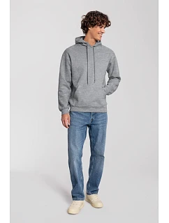 Iconic Premium Hooded Sweat Mikina s kapucí z těžké bavlny  heather model 22459328 - Fruit of the Loom