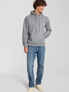 Fruit of the Loom Iconic Premium Hooded Sweat Mikina s kapucňou z hrubej bavlny 16.2284 athletic heather