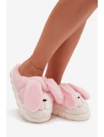 Kožešinové dámské pantofle růžové model 21772462 - Boto Kožešinové dámské pantofle růžové model 21772462 - Boto