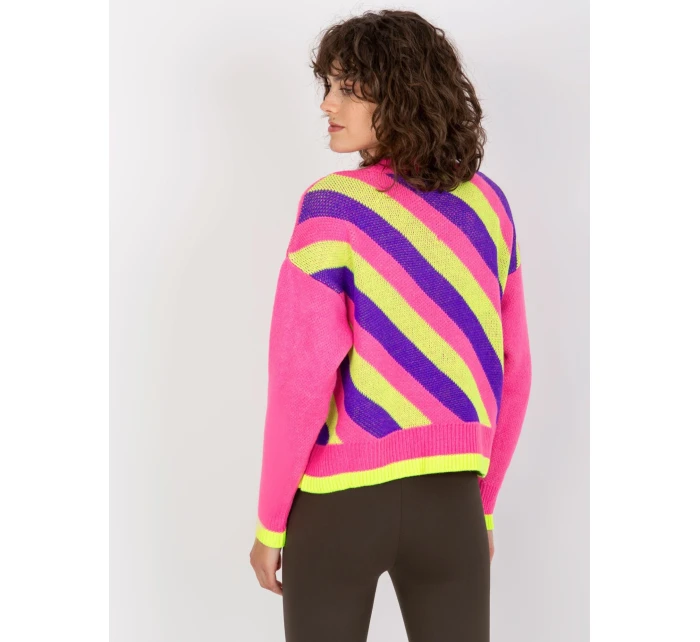 Dámsky sveter EM SW 1027 01 ružový