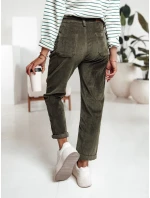 Dámské kalhoty tmavě zelené Dstreet model 21981292 - FashionStreet