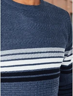 Sweter męski w niebieski model 22152716 - FashionStreet