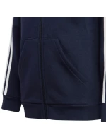 Fleecová mikina adidas Essentials 3-Stripes so zipsom Jr IC0600