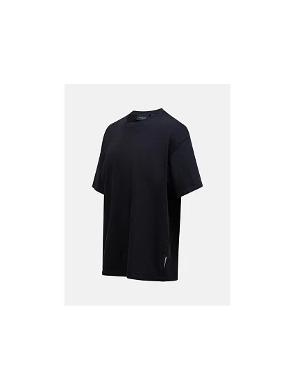 Tričko PEAK PERFORMANCE M Heavy Cotton Tee, černé Tričko PEAK PERFORMANCE M Heavy Cotton Tee, černé