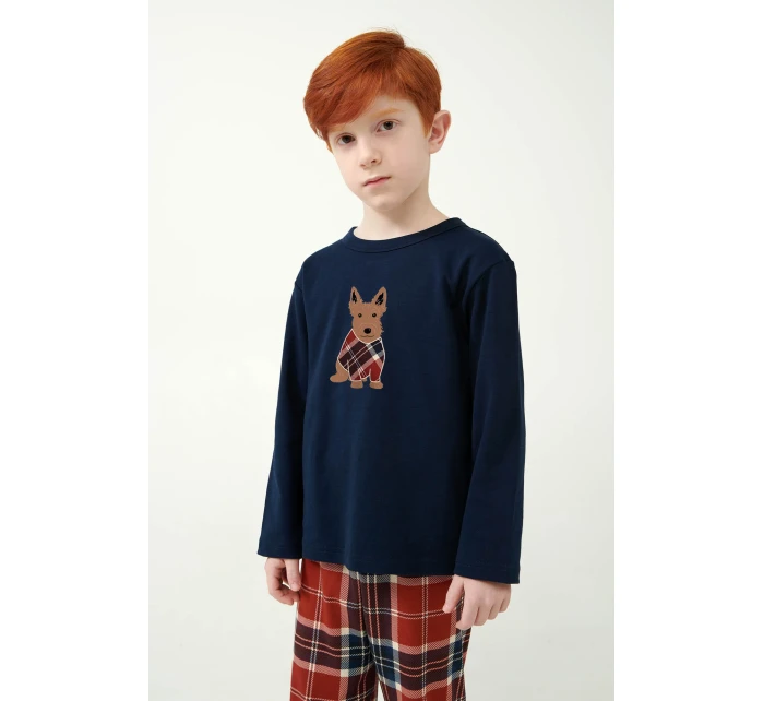 Vamp - Vianočné detské pyžamo s potlačou 21515 - Vamp