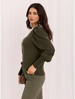Sweter IR SW model 22401005 khaki - FPrice Sweter IR SW model 22401005 khaki - FPrice