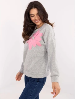 Mikina MI BL M6098.05P sivá