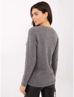 Sweter MO SW model 21730840 ciemny szary - FPrice Sweter MO SW model 21730840 ciemny szary - FPrice