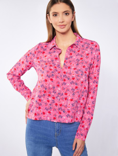 Monnari Blúzky Kvetinová košeľa Multi Pink
