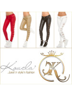 Sexy Koucla leatherlook pants with lace