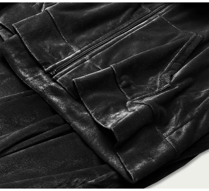 Černý dámský velurový dres model 17605983 - Defox