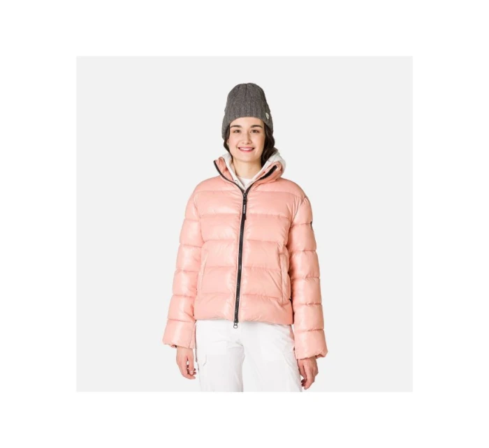 Rossignol W Shiny Bomber Jacket pink