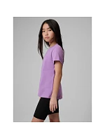 Dievčenské jednofarebné tričko 4F 4FJRSS26TTSHF3554-12S deti