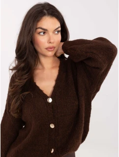 Sweter MI SW model 21370642 ciemny brązowy - FPrice