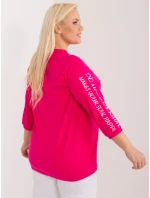 Bluzka RV BZ model 19658767 fuksjowy - FPrice Bluzka RV BZ model 19658767 fuksjowy - FPrice