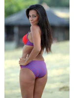 Červené plavky Primavera - Demi Saison