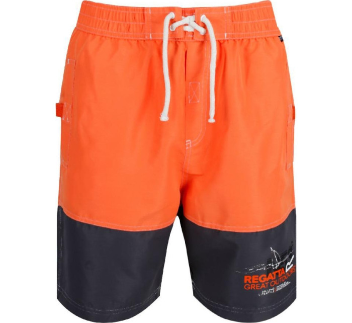 Športové plavky / šortky REGATTA RMM010 Bratchmar III Oranžové