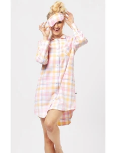 Košeľa Kľúč LND 486 B24 Flanelová dlhá/r S-L otvoriteľná