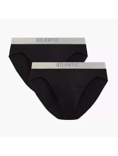 Pánske nohavičky 2 pack 013 black - Atlantic