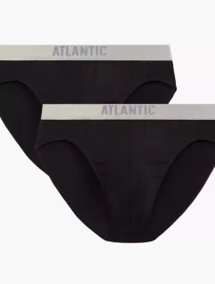 Pánske nohavičky 2 pack 013 black - Atlantic