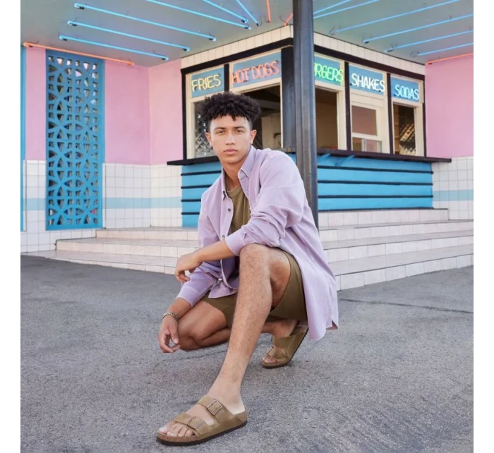 Arizona Soft  Leather Brown úzké žabky pro model 21203658 - Birkenstock