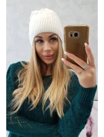 Fleecová čiapka Anna K238 biela Fleecová čiapka Anna K238 biela