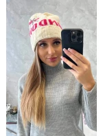 Dámska čiapka London K385 ecru Dámska čiapka London K385 ecru