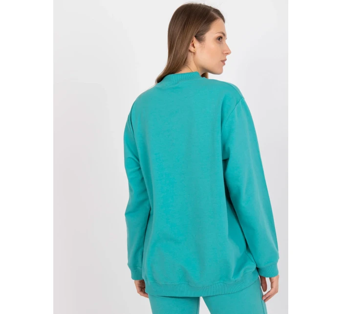 Mikina AP BL A R001 tyrkysová Mikina AP BL A R001 tyrkysová