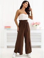 Spodnie CS SP model 22099801 ciemny brązowy - FPrice