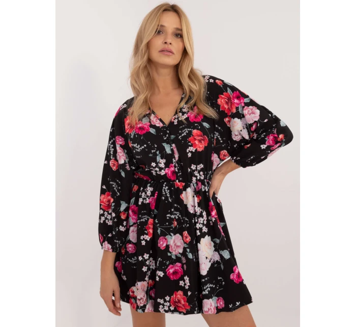 Šaty DHJ SK 19861 4.28 čierno-červené