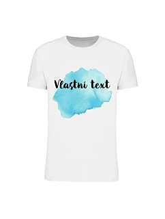 Personalizované pánské tričko - Akvarelový otisk