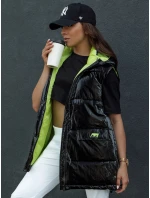 Dámská prošívaná dlouhá vesta černá Dstreet model 21979779 - FashionStreet