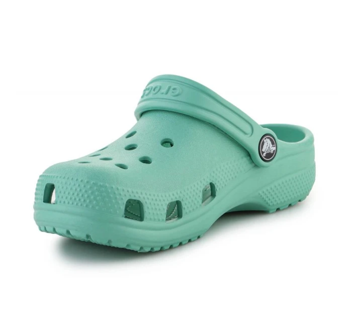 Klapki Classic Clog Jade Stone Jr model 18637168 dětské - Crocs Klapki Classic Clog Jade Stone Jr model 18637168 dětské - Crocs