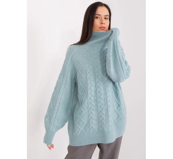 Jumper AT SW 2355 2.30X tmavá mentolová