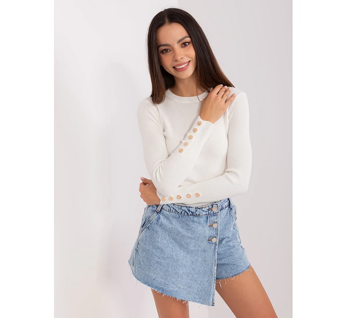 Sweter PM SW model 22111234 ecru - FPrice