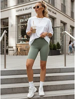 Dámske šortky LOVIFIT v khaki farbe, FashionStreet SY0585