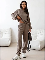 Dámská souprava z kordového úpletu s kapucí a kalhotami Fango FashionStreet AY1250 Dámská souprava z kordového úpletu s kapucí a kalhotami Fango FashionStreet AY1250