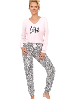 Dámské pyžamo model 20320535 Long dł/r S2XL - Donna