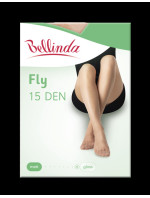 Jemné strečové pančuchové nohavice FLY Pantyhose 15 DEN - Bellinda - čierna