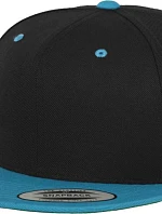 Flexfit 6089M 6-panelová snapbacková čiapka 55.6089 čierna/tyrkysová