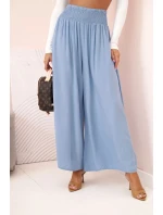 Dámské kalhoty z viskózy s elastickým pasem z model 21896578 - K-Fashion