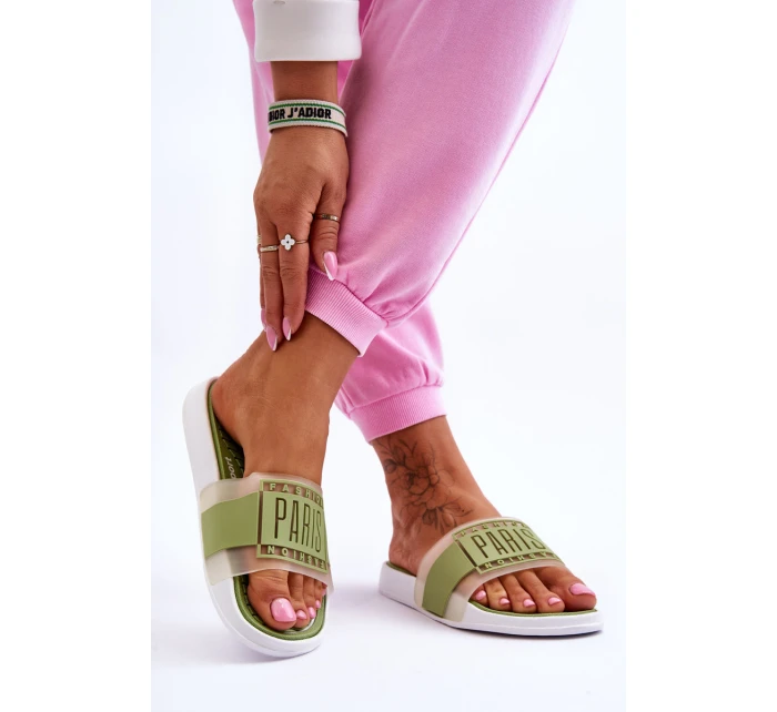 Dámské sportovní pantofle Zelená model 21618885 - Boto