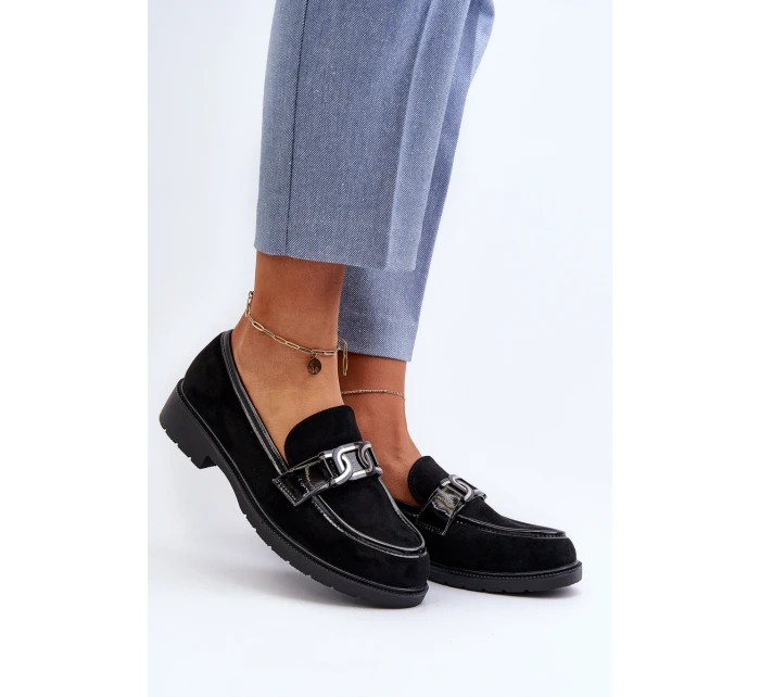 Dámské semišové mokasíny model 21652854 - S.Barski Dámské semišové mokasíny model 21652854 - S.Barski