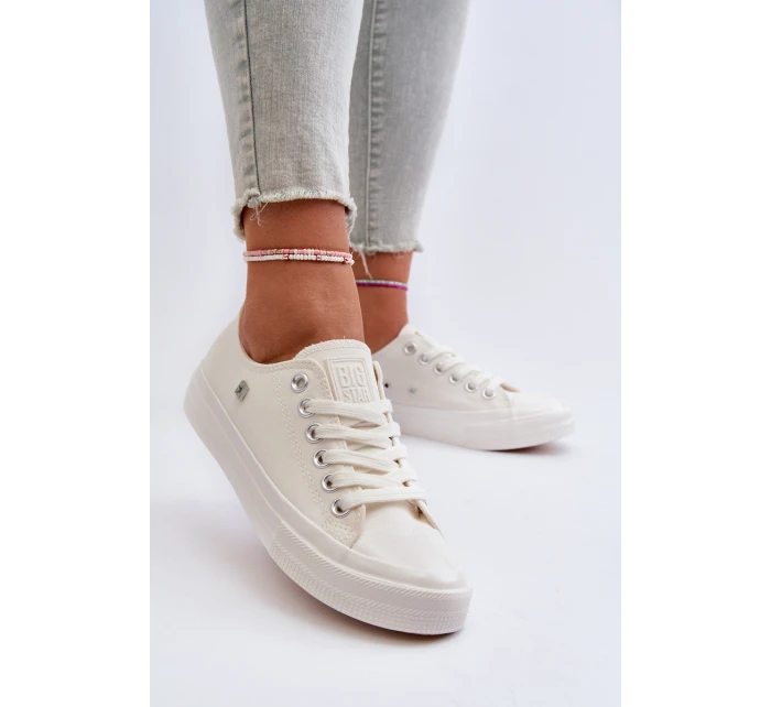 Klasyczne Trampki Damskie Big Star NN274285 Białe