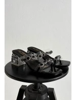 Dámské pantofle s krystaly D&A MR1037-02 Černé