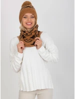 Tunelový šál AT KM CM 331 hnedý