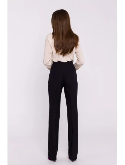 model 20502966 Kalhoty Bootcut černé - STYLOVE